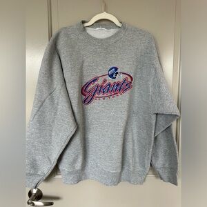 Vintage New York Giants Oversized Crew Sweater